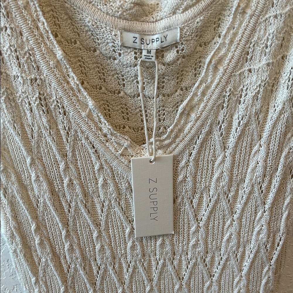 Z Supply MARSELLA CROCHET MIDI DRESS - Picture 6 of 9